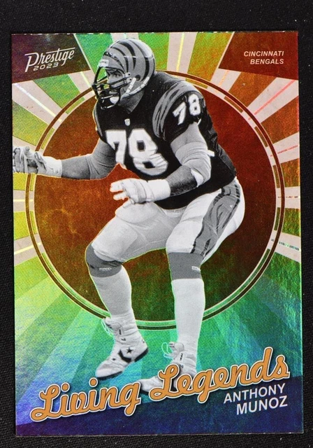 2023 Prestige Living Legends #3 Anthony Munoz - Cincinnati Bengals