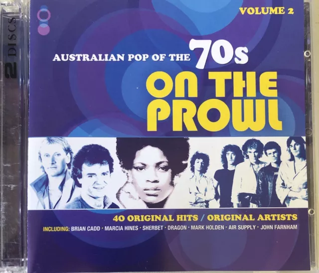 V/A "On The Prowl (Australian Pop Of The 70's Volume 2)" Rare 2009 40Trk 2CD