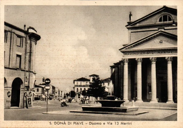 San Donà di Piave (Venezia), Duomo e via 13 Martiri, non viaggiata