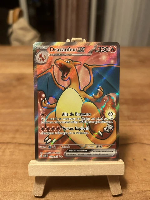 Dracaufeu Ex 183/165 Ultra Rare (UR) - Carte Pokémon Écarlate Et Violet 3.5-151 Prégradée Mint