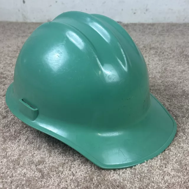 Vintage Green ED Bullard Hard Hat Plastic Hard Boiled Adjustable Insert 6 1/2-8