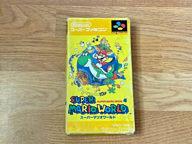 SUPER MARIO WORLD Super Mario Bros. 4 Nintendo Super Famicom NTSC-J ...