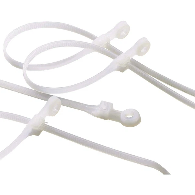 Gardner Bender 8 pulgadas x 0,17 pulgadas Corbata de cable de montaje de nailon de color natural (paquete de 20)