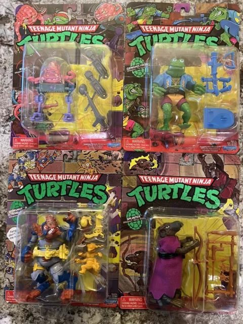 TMNT Teenage Mutant Ninja Turtles Classic Mutant Figures Lot of 4