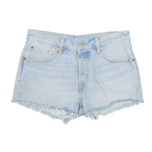 LEVI'S 501 pantaloncini denim blu regolare donna XS W28