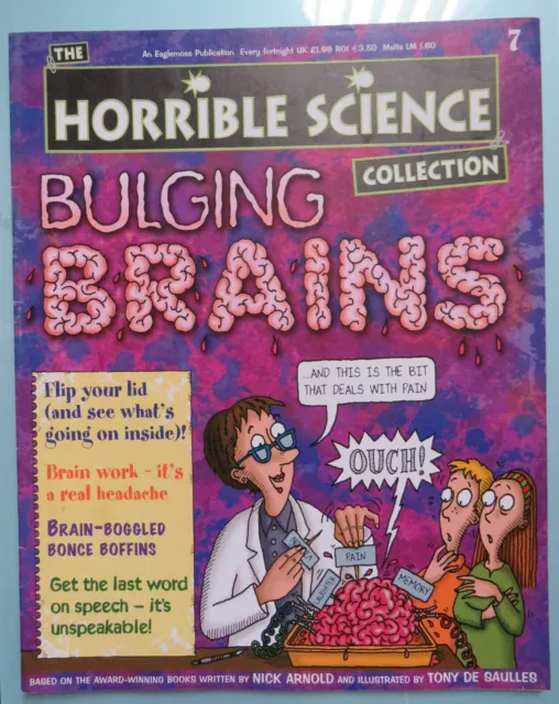 Horrible science magazine no 7, Bulging brains. Free postage 