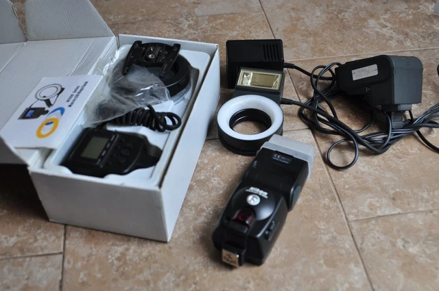 Lester dine flash Ring Flash and Nikon SB 28 for Nikon Film digital SLR cameras