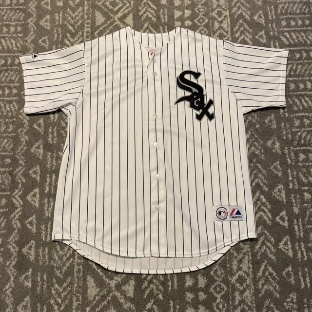 VINTAGE MAJESTIC CHICAGO White Sox MLB Baseball Jersey Made In USA Sz ...