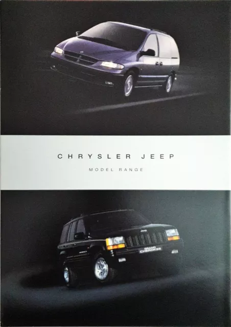 Jeep Chrysler model range Brochure 1996