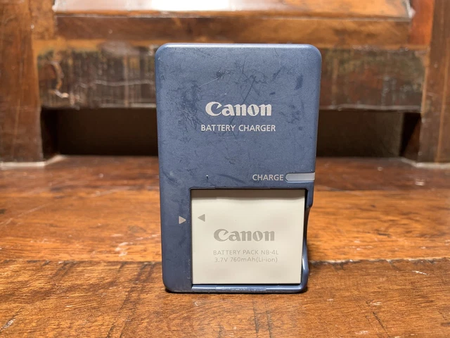OEM Canon NB-4L CB-2LV BATTERY + CHARGER KIT sd750 sd630 sd40 for Powershot IXUS