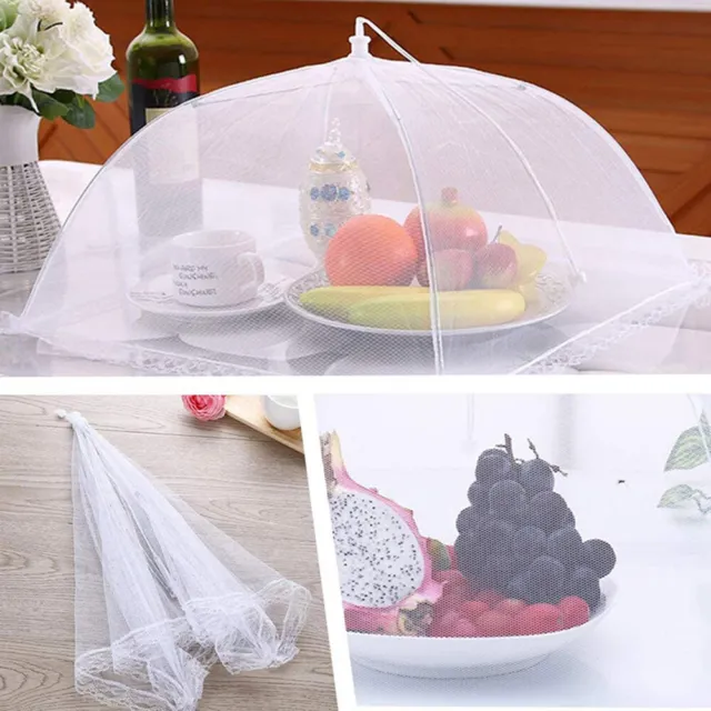 Kitchen Food Cover Fold Tent Camp Cake Covers Umbrella Mesh Net Mosquito Home