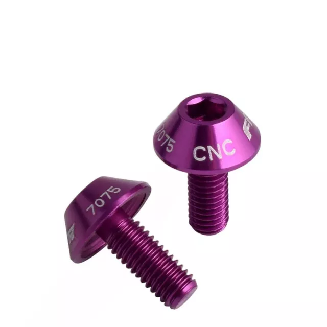 Anodized Aluminum Alloy Screw for Bike Bottle Cage 7 Colors to Choose From