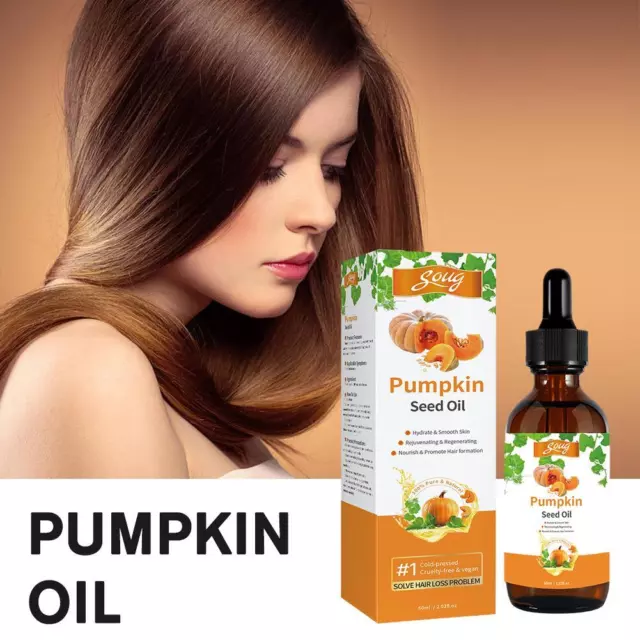 Organic Cold Pressed Pumpkin Seed Essential Oil, Virgin, Natural Moisturizer ыι