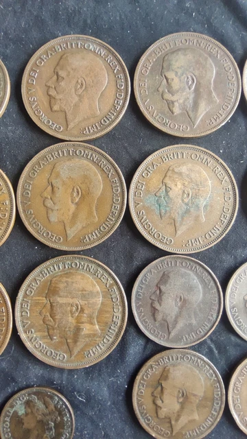 ANGLETERRE - HALF PENNY - one penny - farthing lot de 20 monnaies ttb 2