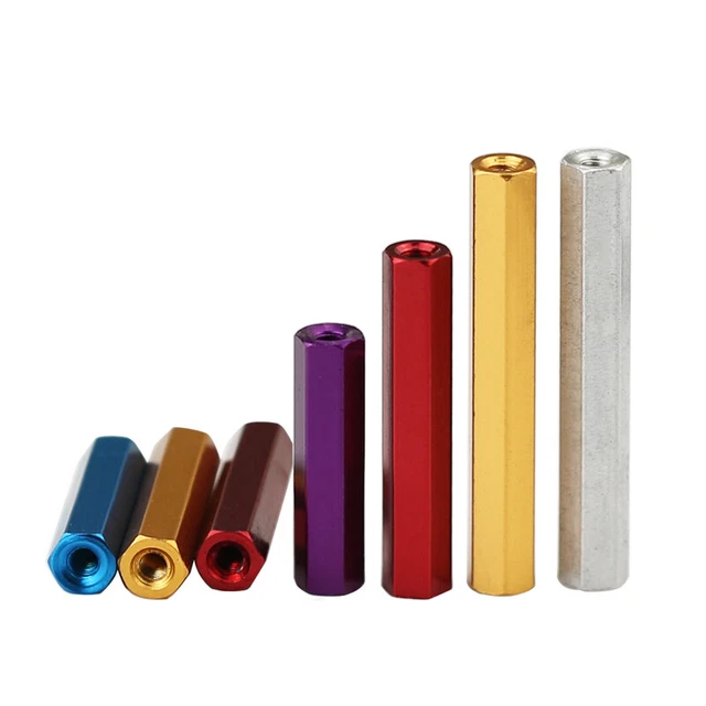 10x M3 Female to Female Standoff PCB Threaded Spacers Hex Hexagonal Aluminum