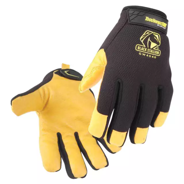Black Stallion GW4040 Toolhandz Core Leather Palm Winter Mechanic's Gloves SML