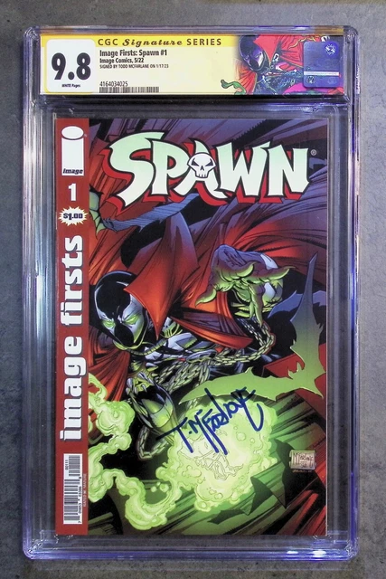 Image First Spawn #1 (2022 Image Comics) Signed Todd McFarlane CGC 9.8