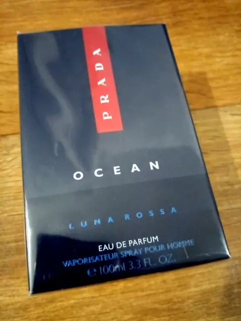 PRADA Luna Rossa Ocean Eau de PARFUM pour Homme 100 ml Neuf & Original