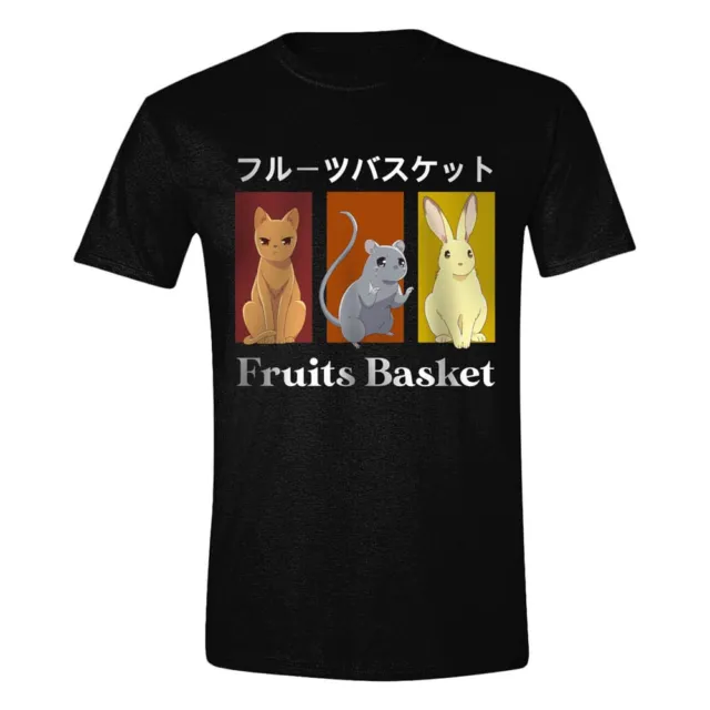 FRUITS BASKET - Cat Rabbit Cat - T-Shirt - Größe / Size L - Neu