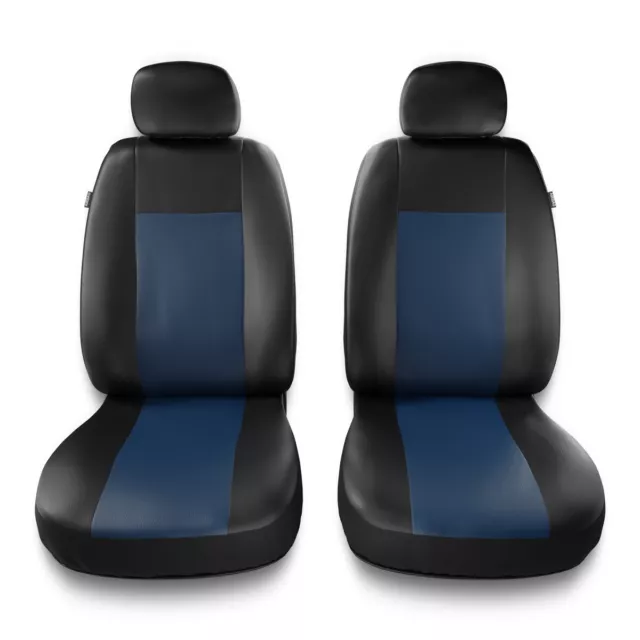 Fundas de asientos compatibles con Alfa Romeo 146 - Negro Azul - 2CM-BL