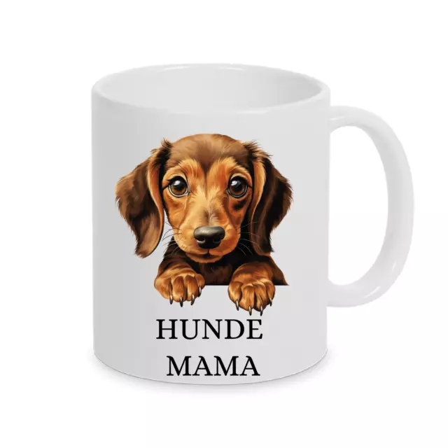 Dackel Tasse Hund Dog Mom auch  personalisiert mit Name oder Wunschtext