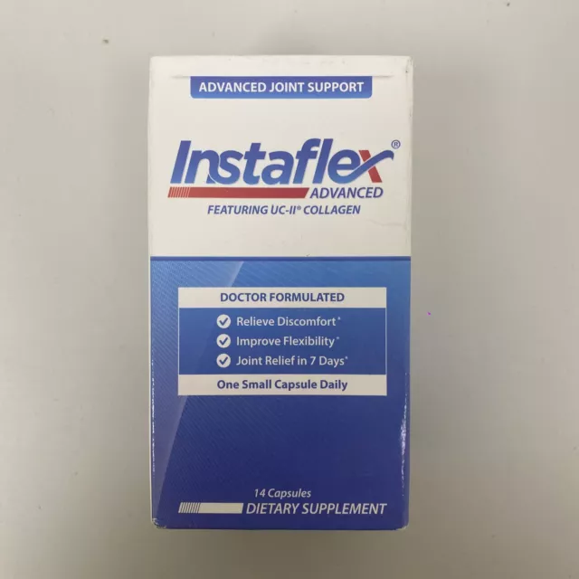 T Instaflex Advanced UC-ll  Collagen 14 Count Capsules Joint Support  Exp 6/25