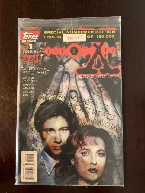 TOPPS X-FILES #1 Special Numbered Edition Sealed Polybag