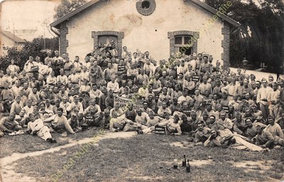 Cartolina Militaria 37220 Avon I Rocca Camp Del Ruchard Carri Da Combat 