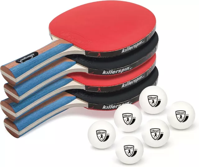 Killerspin Jet Set 4 Premium Set, Table Tennis Set - ONLY  Paddles