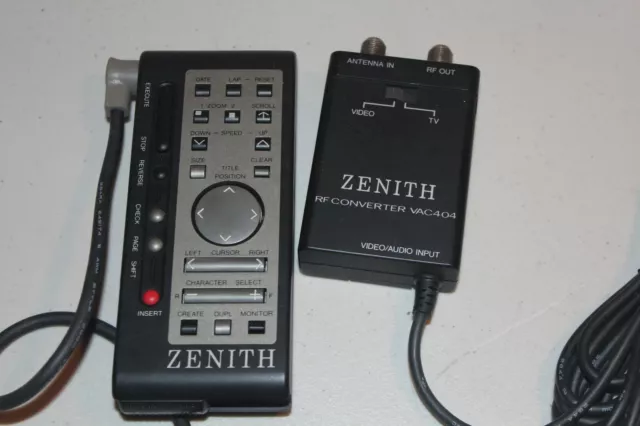 Zenith VAC301 Character Generator Vac404 converter