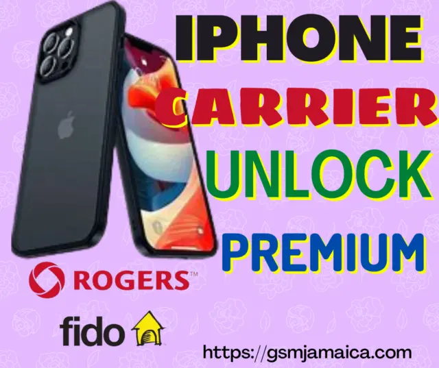 CANADA ROGERS/FIDO IPhone 14 Series Factory Unlock Premium Service