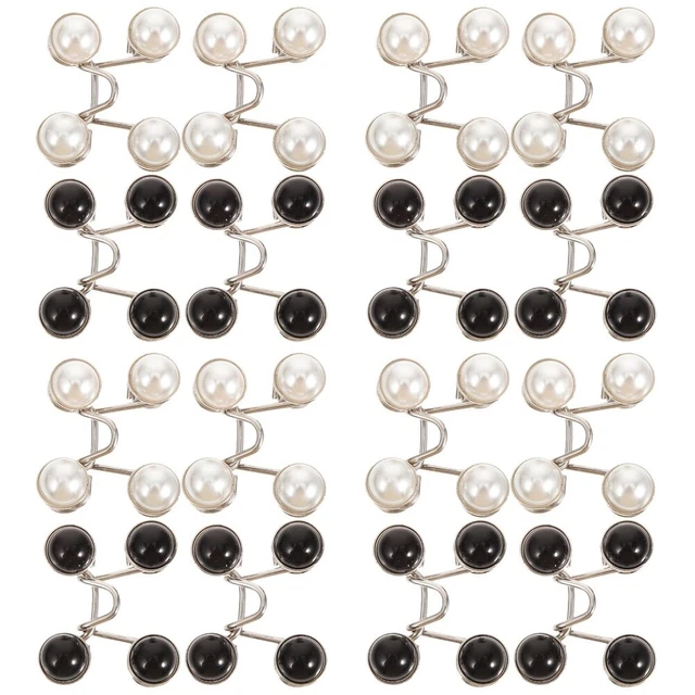 16 PCS Pas de couture de serrecteur de taille de serreur Boutons en jean Bouton
