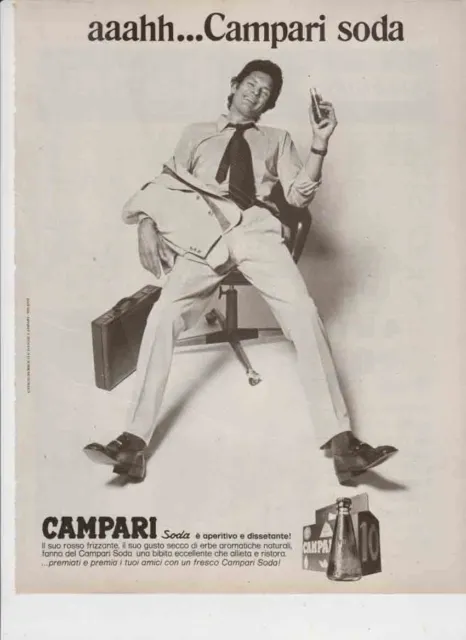 advertising Pubblicità CAMPARI SODA 1973 PUBBLICITA EPOCA  VINTAGE ADVERTISING