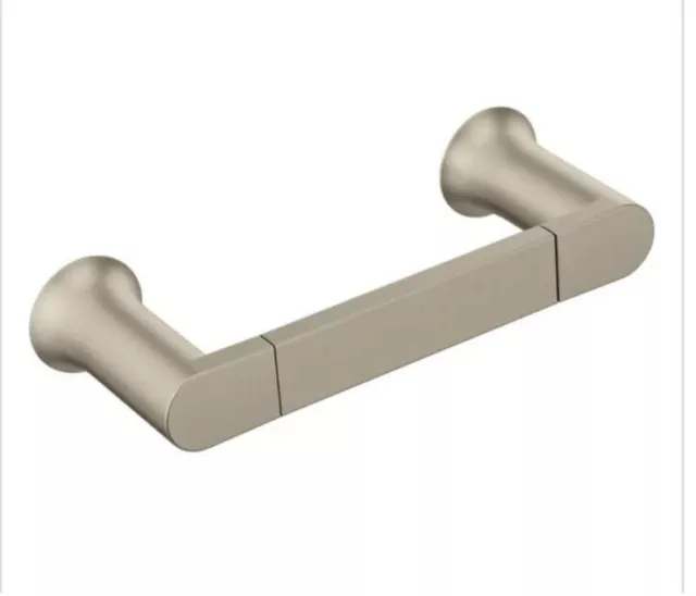 MOEN Genta LX 6.88 in. Hand Towel Bar in Brushed Nickel BH3886BN