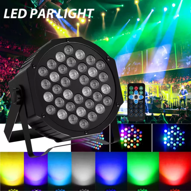 110W LED Par Strahler 36 LED RGB Bühnenbeleuchtung DMX Discolicht Scheinwerfer
