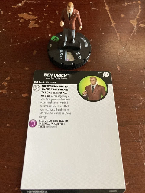 BEN URICH #028 #28 Avengers/Defenders War Marvel HeroClix