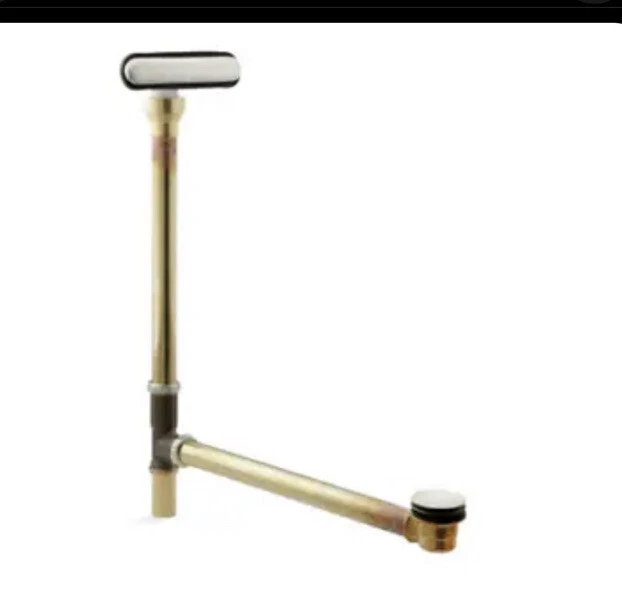 Kit de drenaje de bañera Kohler K-7271-BN Clearflo 1-1/2" con desbordamiento - níquel cepillado