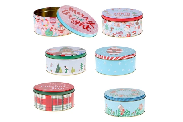 CLEAR WRAPPED MINTS Christmas Tin Hard Candy 3 Pounds Mix Gift $39.99 ...