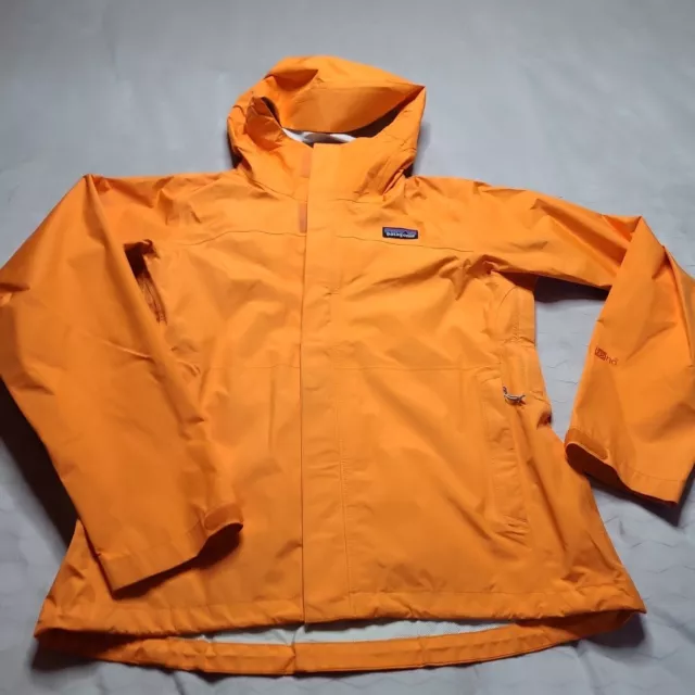 Patagonia Torrentshell H2no Rain Jacket Womens S Blaze Orange Flawed
