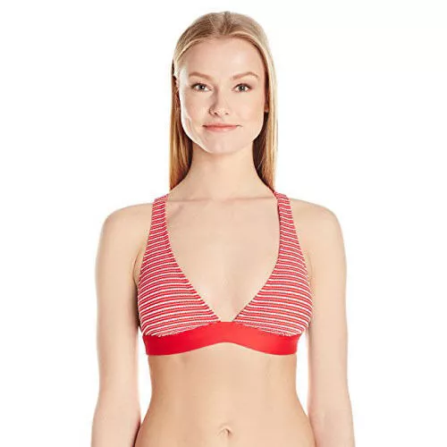 NEW Juicy Couture Womens Riviera Halter Bikini Top with Back Strap Detail Medium