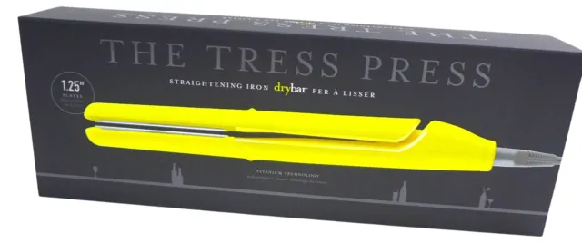 Drybar The Tress Press 1.25" Flat Iron Straightener - Yellow