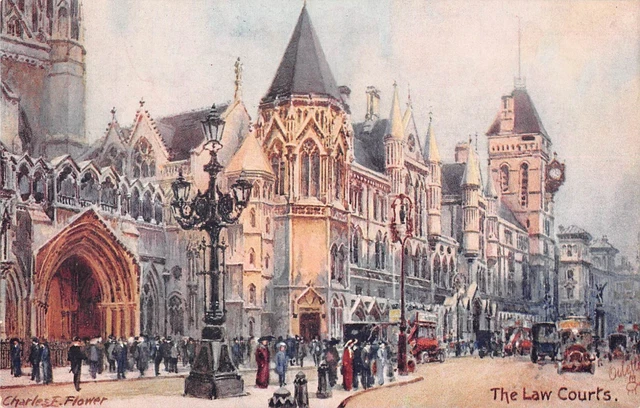 Cpa Illustrator / Signature / Charles Flower / The Law Courts