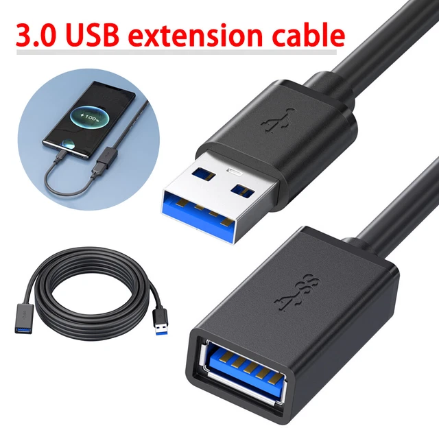 USB 3.0 Extension Extender Cable Cord Type A Male to A Female High Speed 1M/1.5M