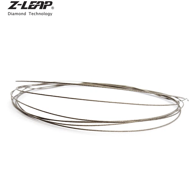 D 0.3mm Electroplated Diamond Wire Saw Blade 3M Cutting Wire Rope for Marble