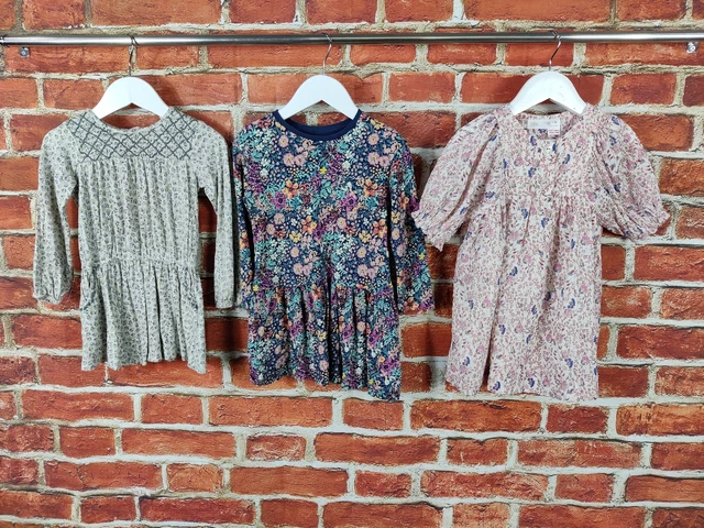 Pacchetto Ragazze Età 2-3 Anni Next Zara Set Abito Floreale Festa Estate Bambini 98Cm