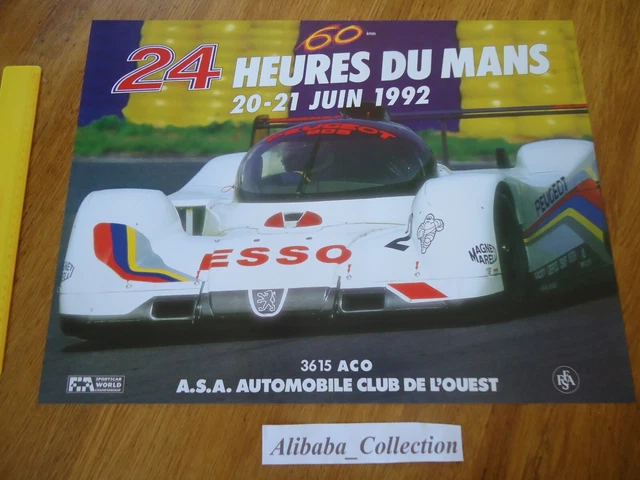 24 Hours Le Mans 1997 - Porsche Vintage Race Poster