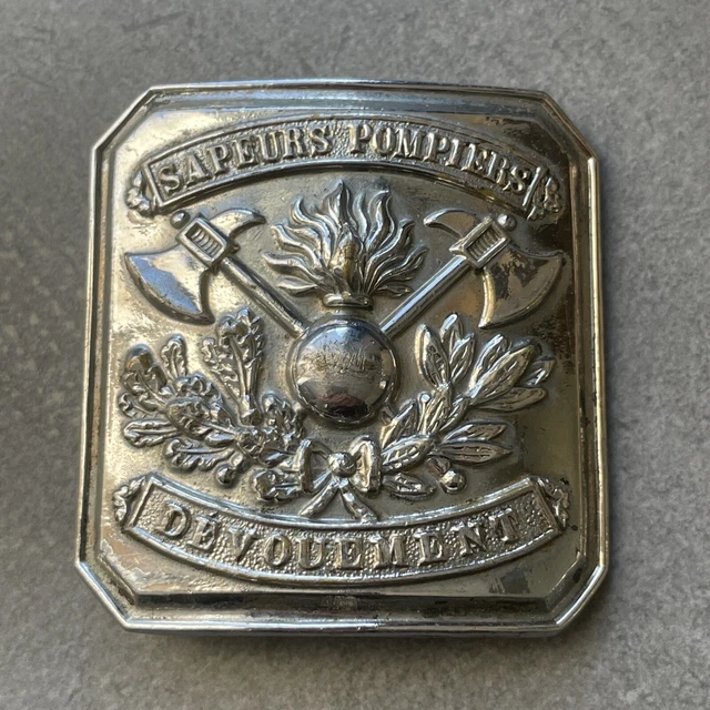 Boucle De Ceinture Pompier Vintage – F.O. Snorkel – Fabriquée Aux USA – 1980