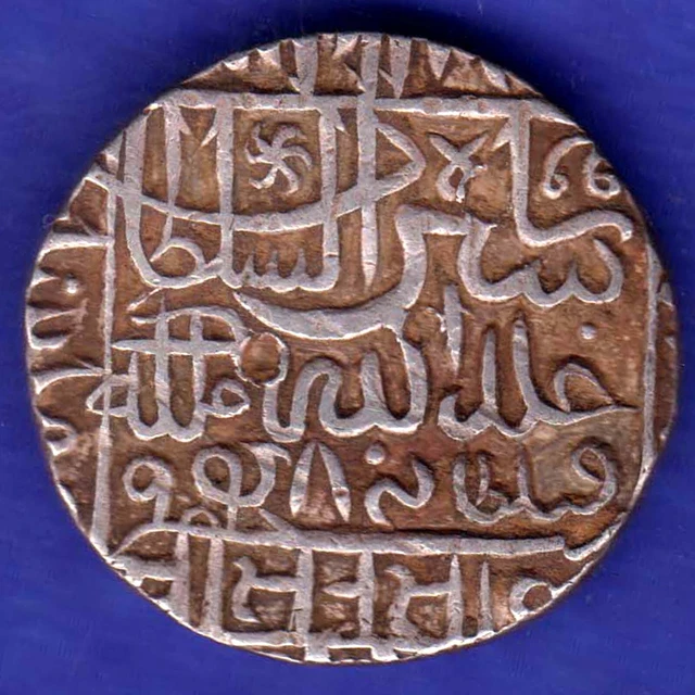 Delhi Sultanate-Ah:948-Islamshah Suri-One Rankah-Very Rare Silver Coin