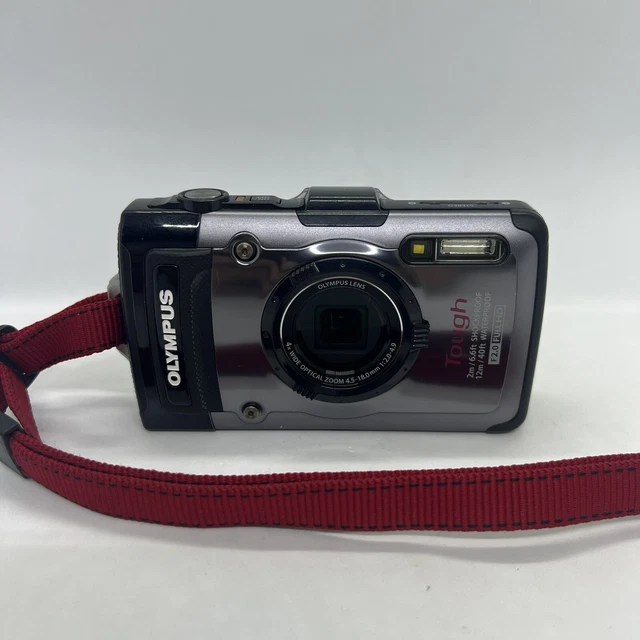 Olympus TOUGH TG-1 12.0MP 4x Water/Shockproof Digital Camera - Gray