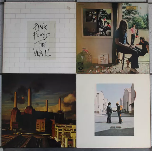 HE77) Sammlung Schallplatten, Interpret: Pink Floyd, 4 LP - Alben